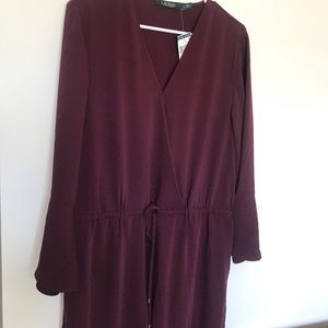 Ralph Lauren Women V neck Wide Leg Jumpsuit Size14
